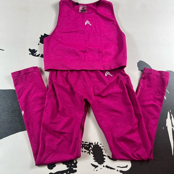 Oner Active Pink Leggings and Top Set - Picture 1 of 3